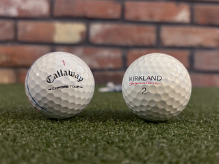Callaway Chrome Tour vs. Kirkland Signature Performance+ v3.0