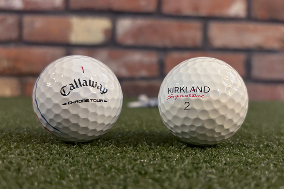 Callaway Chrome Tour vs. Kirkland Signature Performance+ v3.0