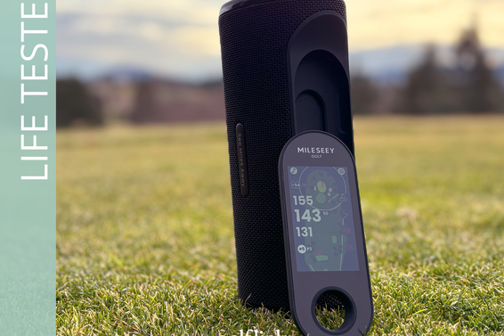 Mileseey GeneSonic Pro during GolfLink testing