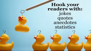 write a great hook for your readers