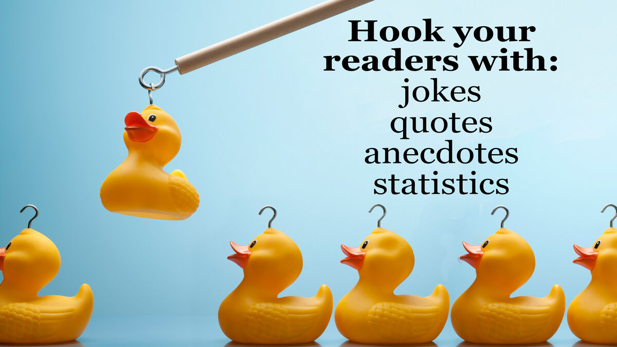 write a great hook for your readers