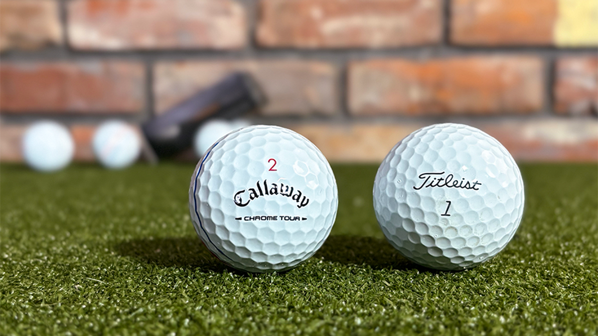 キャロウェイ Chrome Tour & Soft タイトリストprov1 pro-v1-vs-chrome-tour-