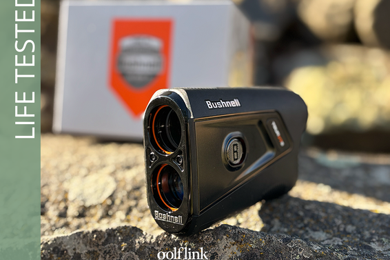 Bushnell Tour V7 Shift during GolfLink testing