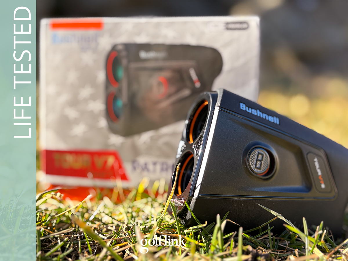 Bushnell Tour V7 Shift during GolfLink testing