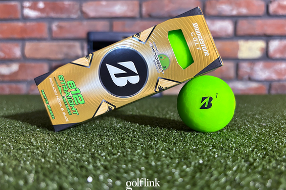 Bridgestone e12 Straight golf ball during GolfLink testing