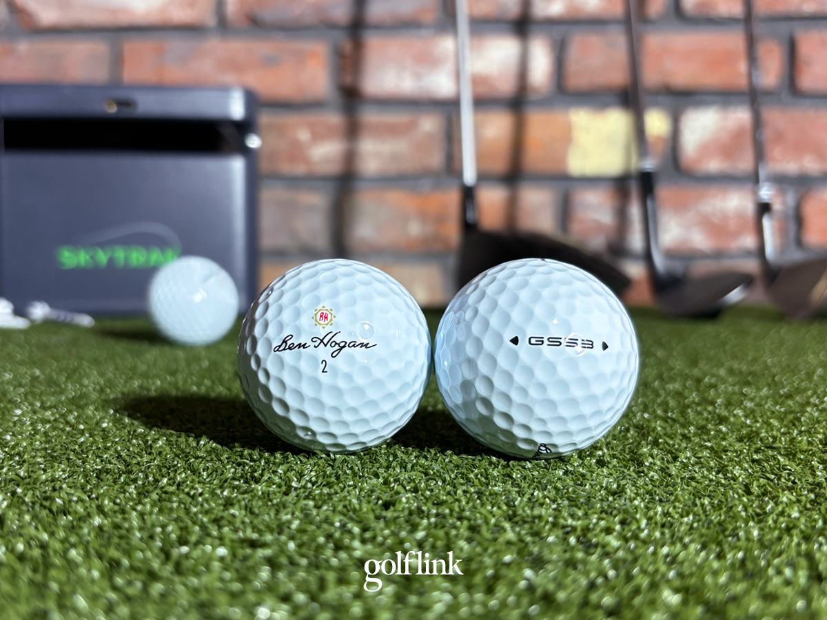 Ben Hogan GS53 golf ball during GolfLink testing