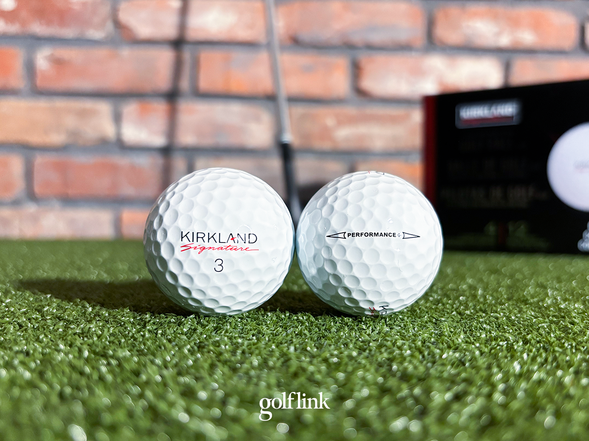 Kirkland Signature v3.0 golf ball during GolfLink testing