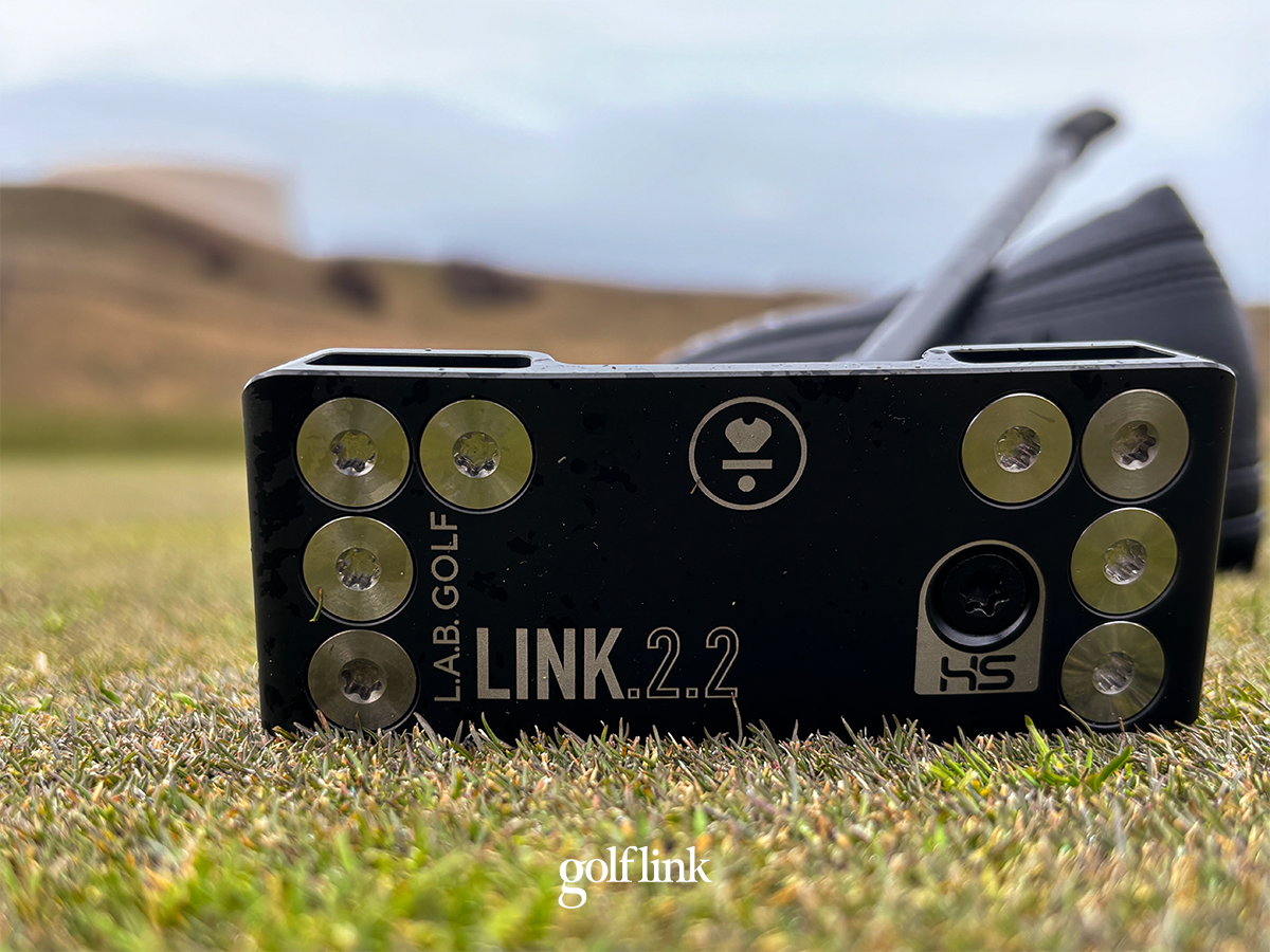 L.A.B. LINK.2.2 putter during GolfLink testing