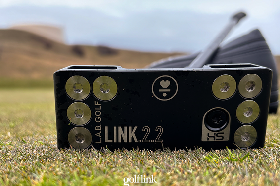 L.A.B. LINK.2.2 putter during GolfLink testing