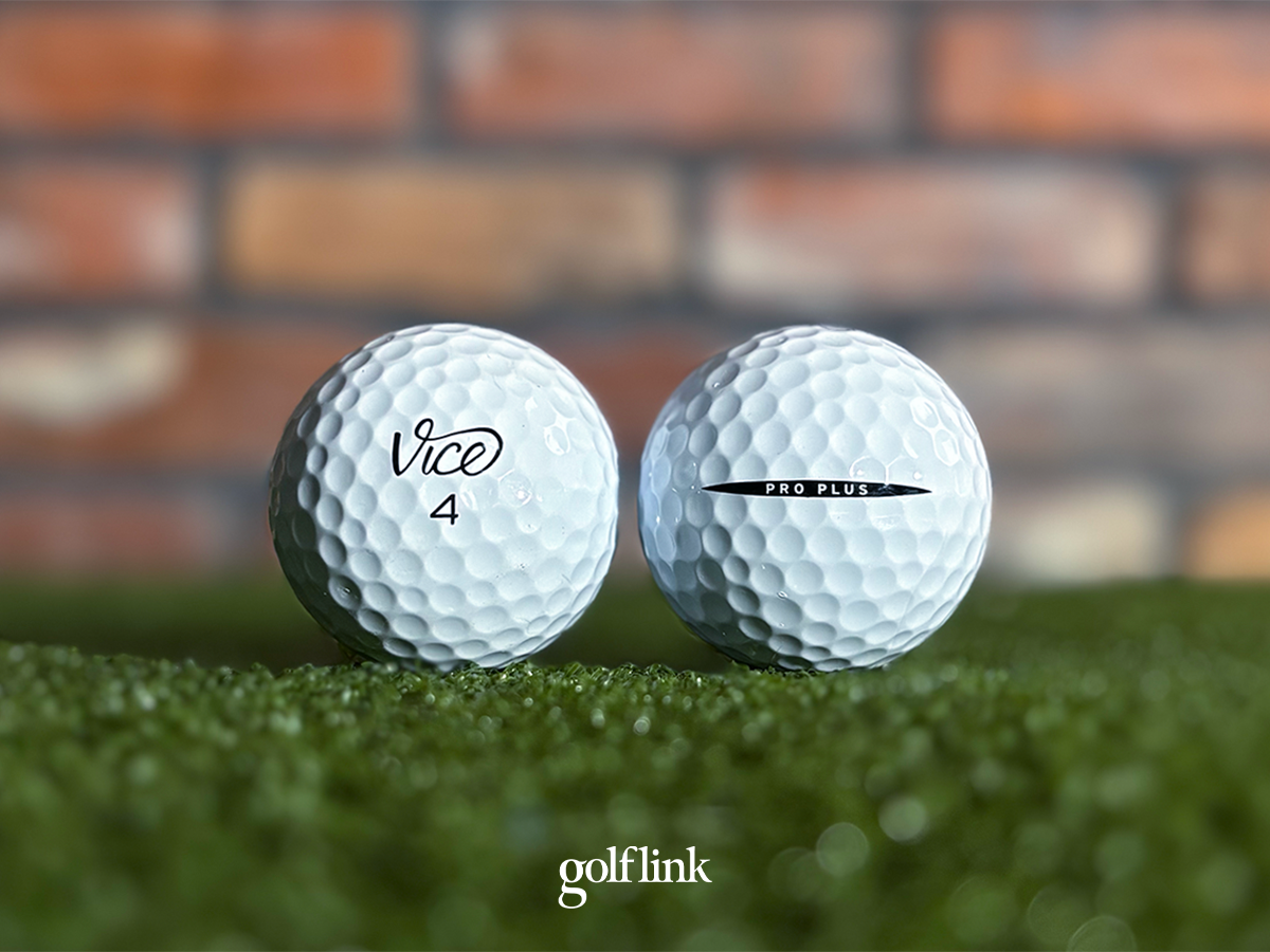 Vice Pro Plus golf balls during GolfLink testing