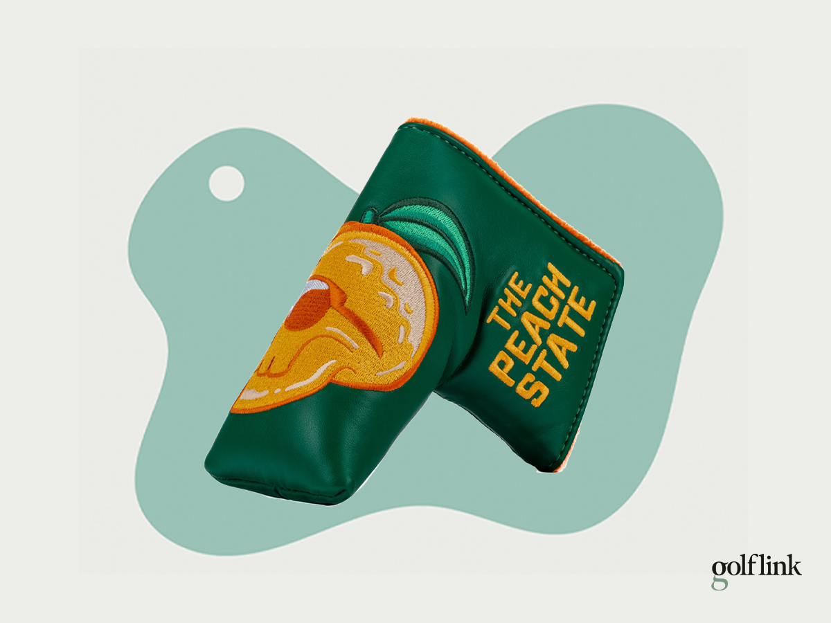 SWAG Golf Peach State blade putter cover