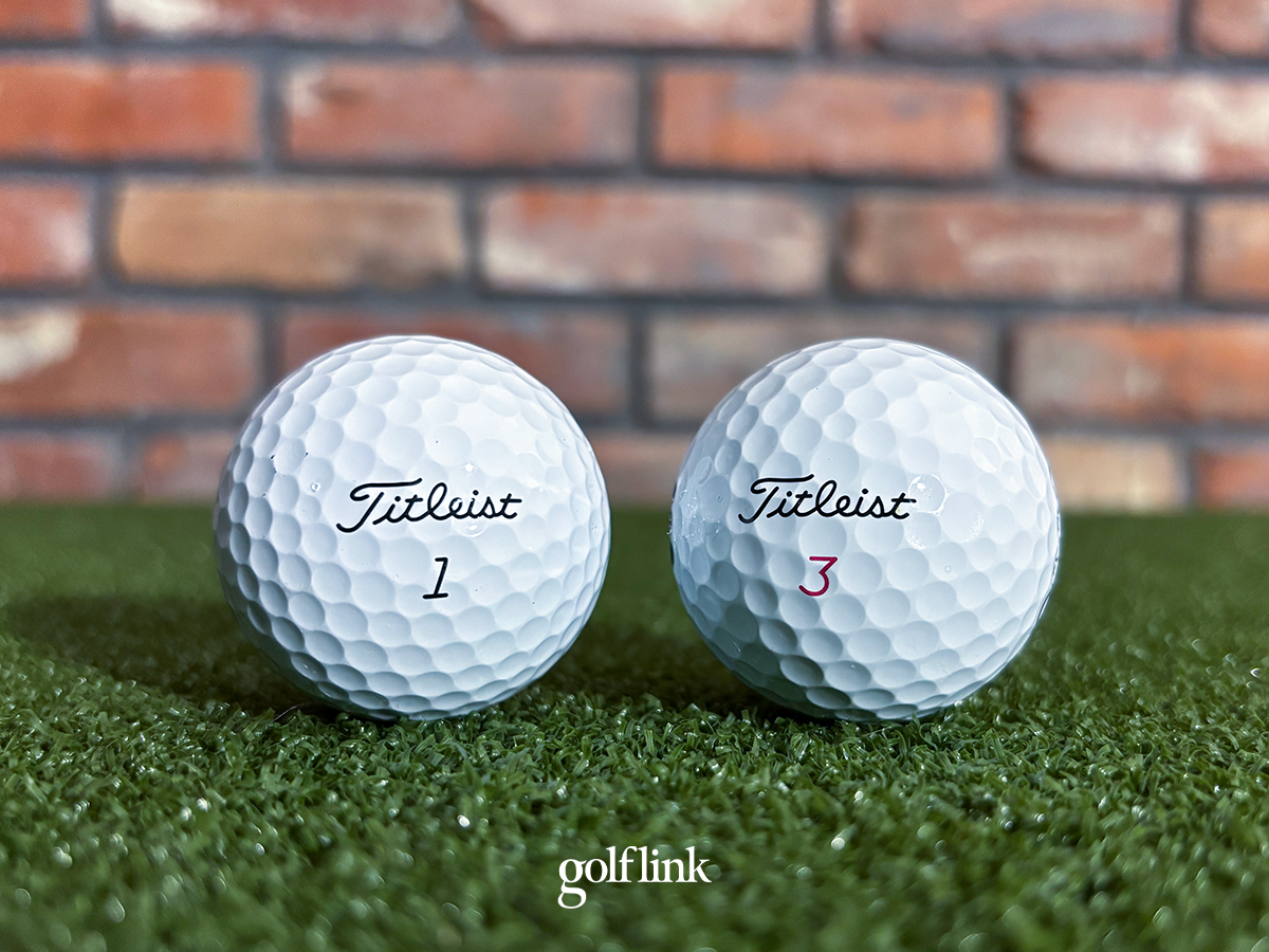 Titleist Pro V1 vs Pro V1x during GolfLink testing