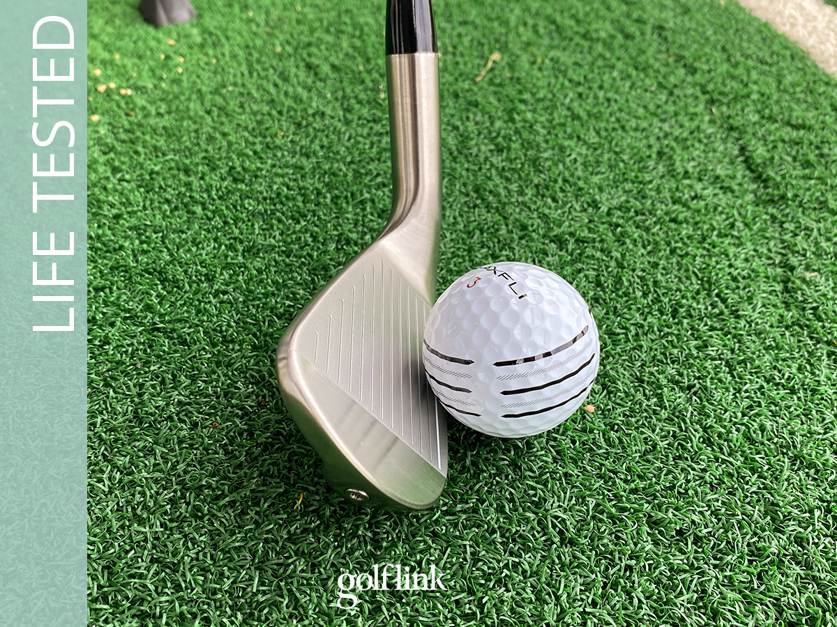 Takomo 201T MKII irons during GolfLink testing