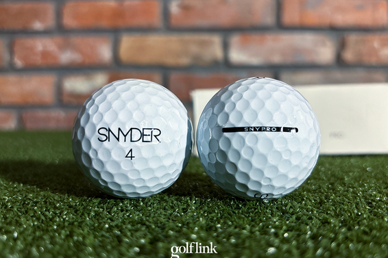 Snyder Pro golf ball during GolfLink testing
