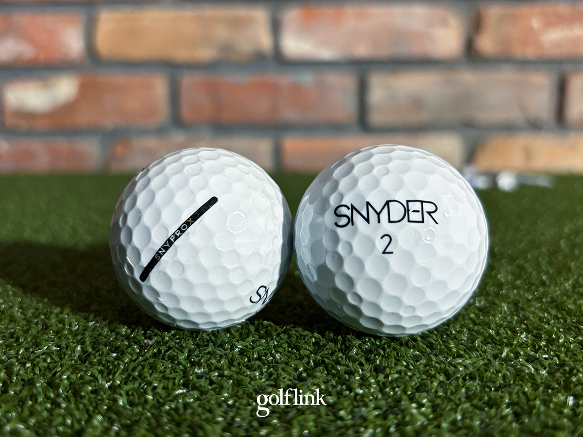Snyder Pro X golf ball during GolfLink testing