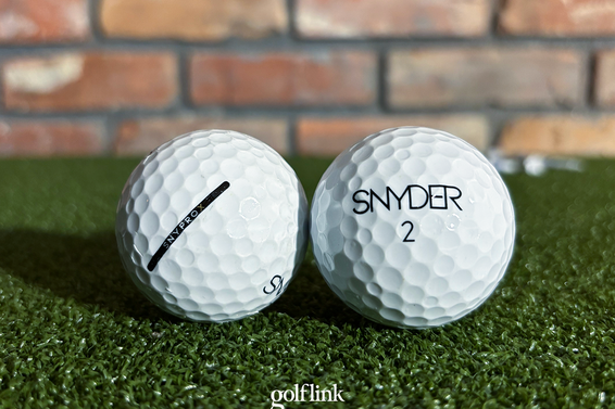 Snyder Pro X golf ball during GolfLink testing