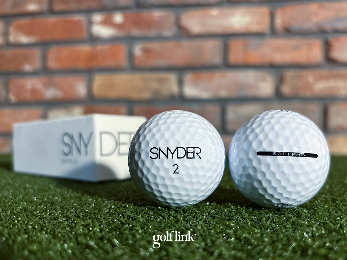 Snyder Soft Plus golf ball during GolfLink testing