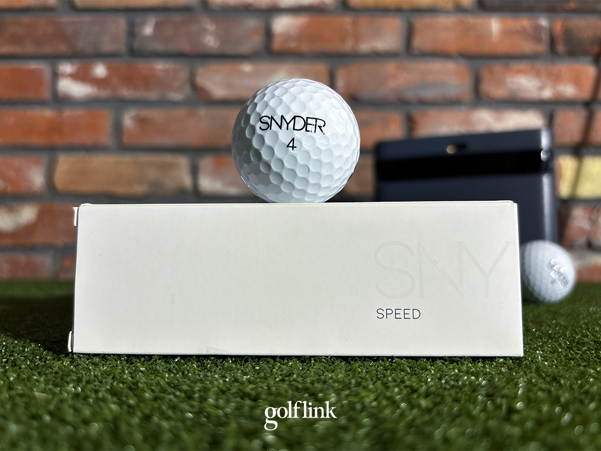 Snyder Speed golf ball during GolfLink testing