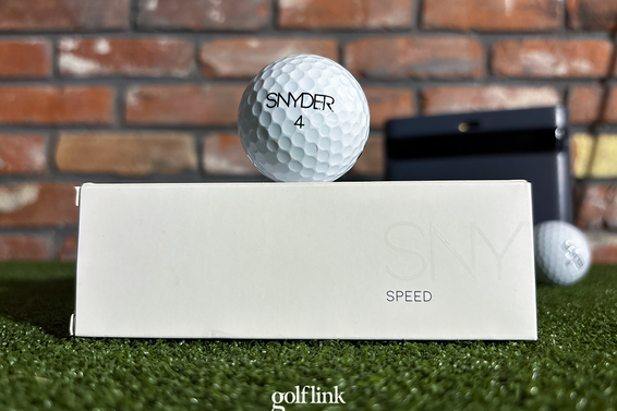 Snyder Speed golf ball during GolfLink testing