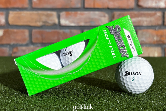 Srixon Soft Feel golf ball during GolfLink testing