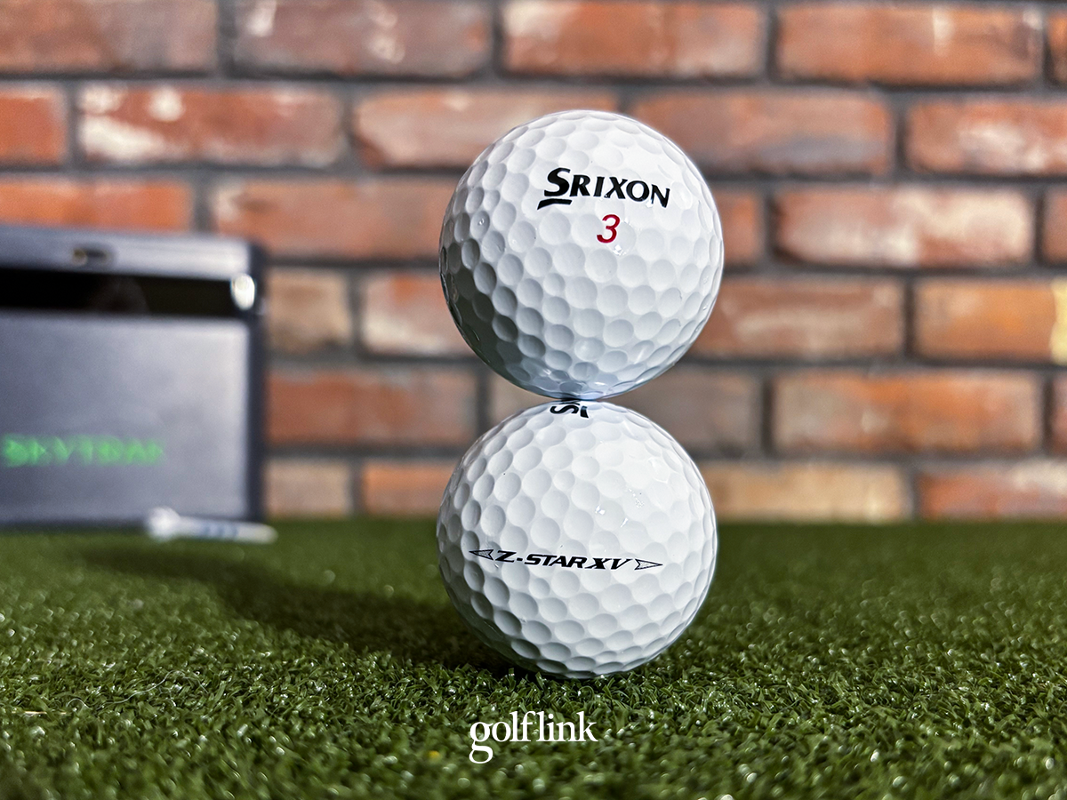 Srixon Z-Star XV during GolfLink testing