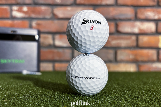 Srixon Z-Star XV during GolfLink testing