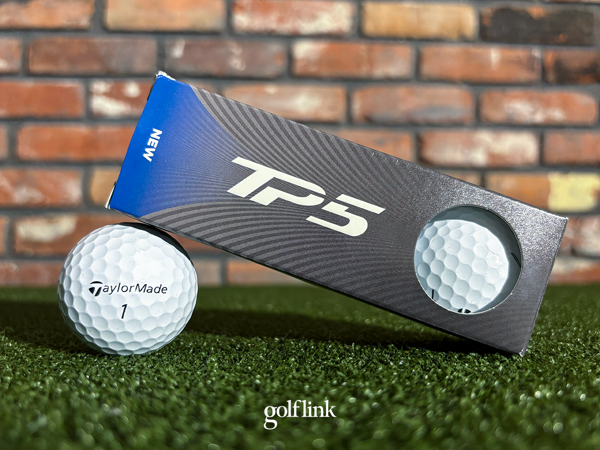 TaylorMade TP5 golf balls during GolfLink testing