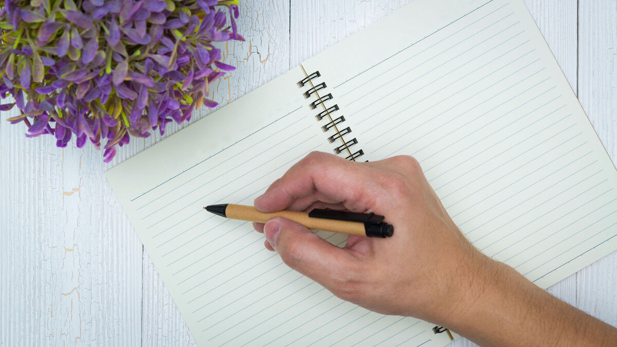 writing obituary in journal