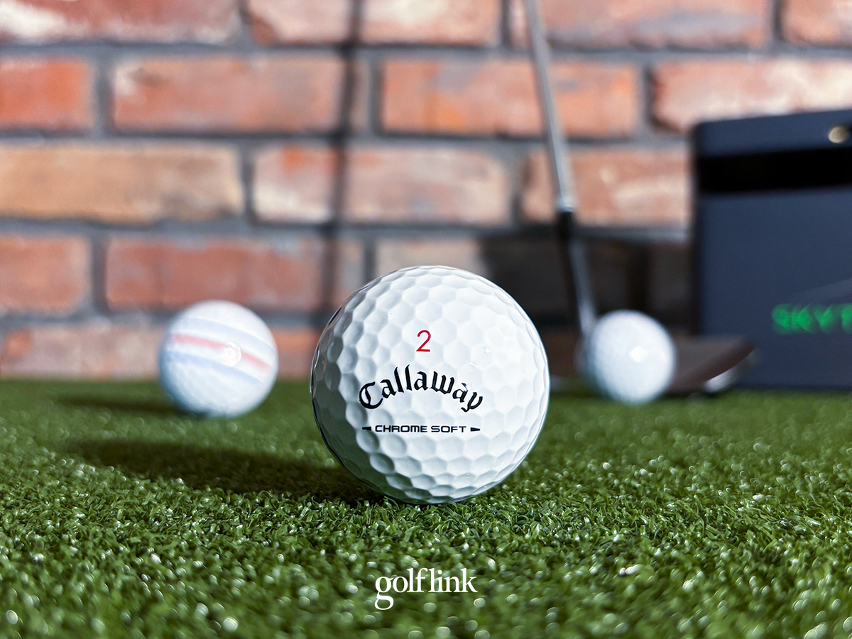 Callaway Chrome Soft during GolfLink testing