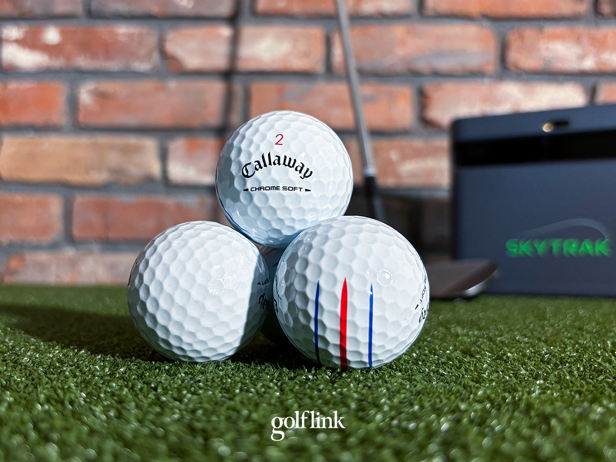 Callaway Chrome Soft during GolfLink testing