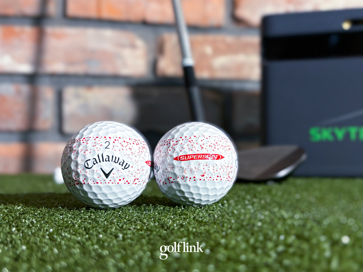 Callaway Supersoft during GolfLink testing