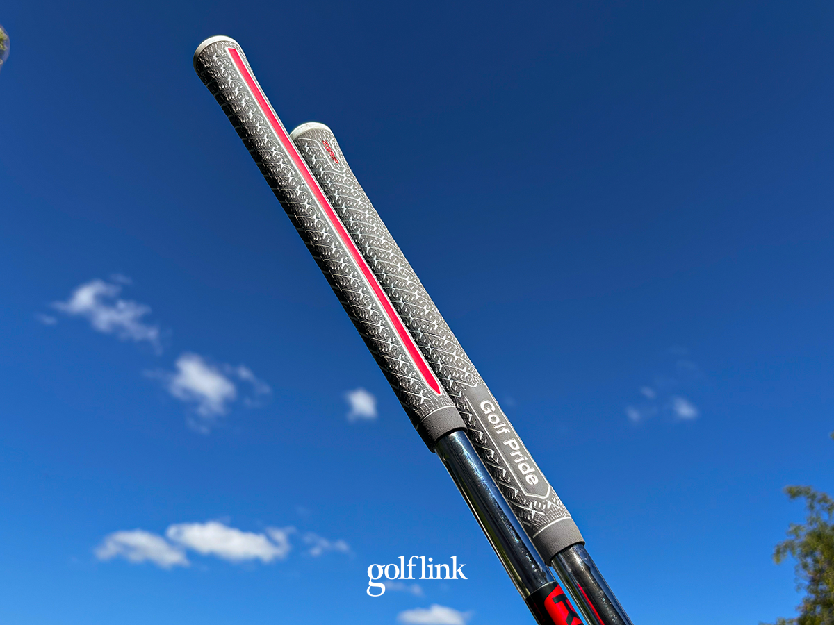 Golf Pride Align Max ZGrip during GolfLink testing