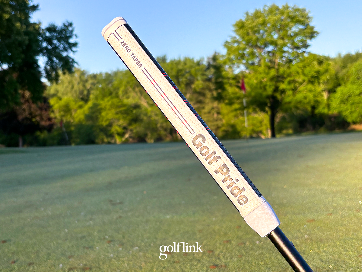 Golf Pride Zero Taper putter grip during GolfLink testing