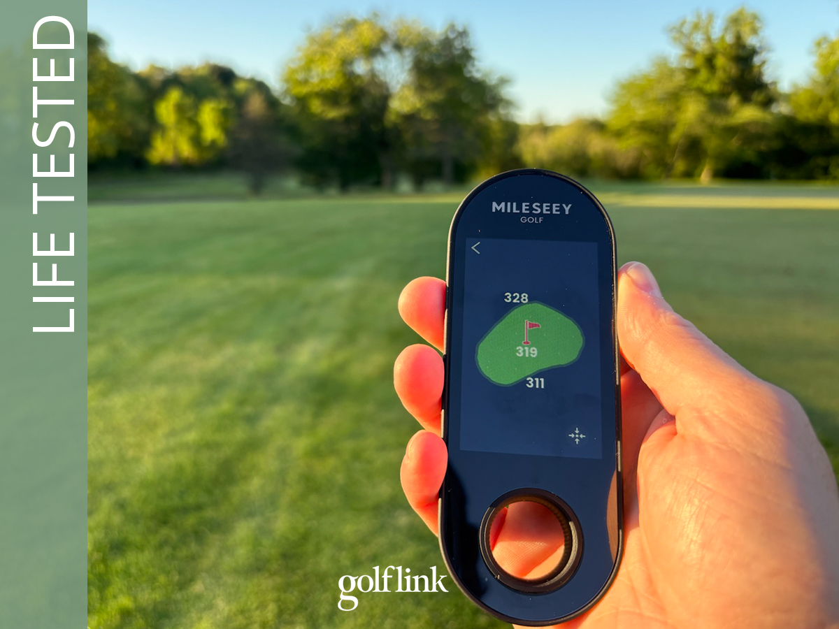 Mileseey GeneSonic Go during GolfLink testing