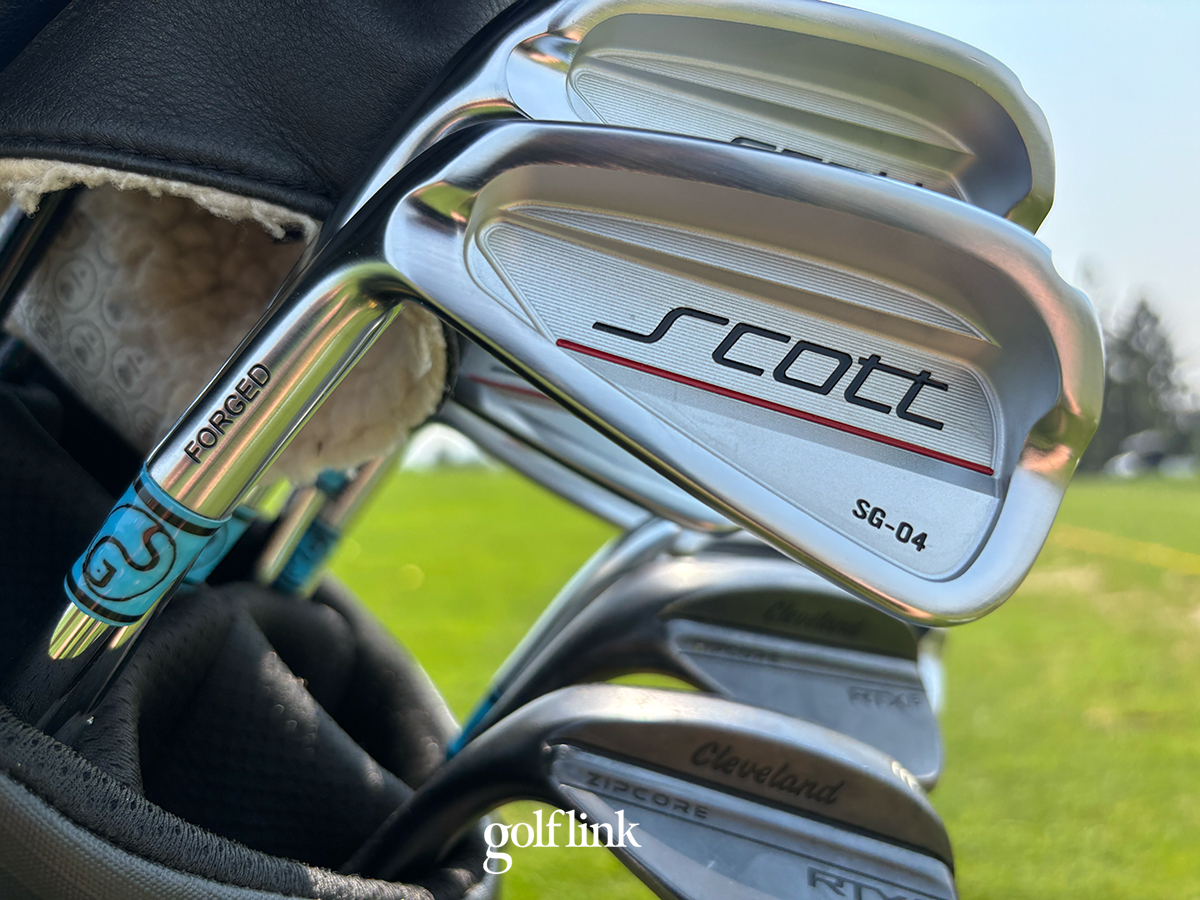 Scott Golf SG-04 irons during GolfLink testing