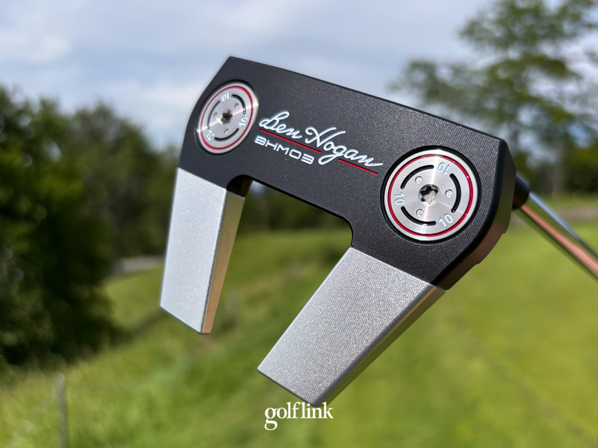 Ben Hogan BHM03 putter during GolfLink testing
