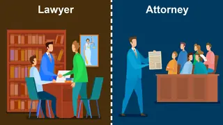 difference between lawyer and attorney