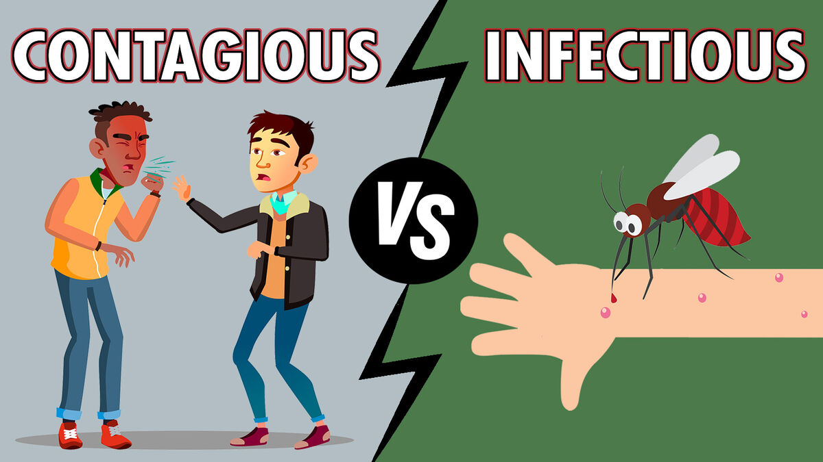 contagious vs infectious