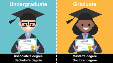 difference between undergraduate and graduate