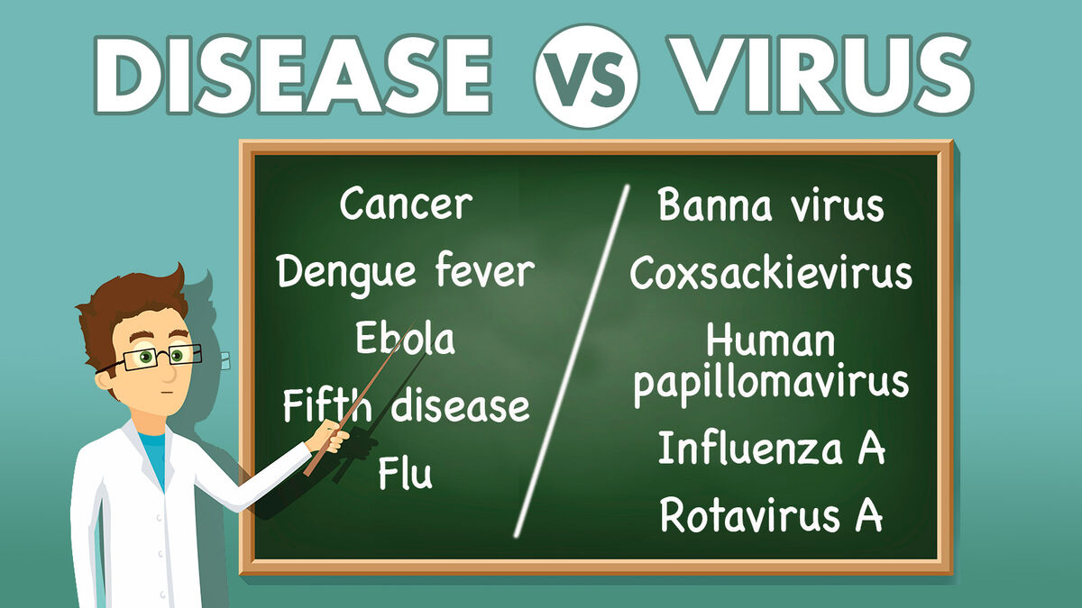 Example of Disease vs Virus