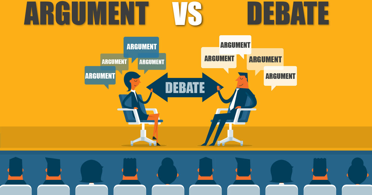 No Argument, There's a Difference Between Argue and Debate | YourDictionary
