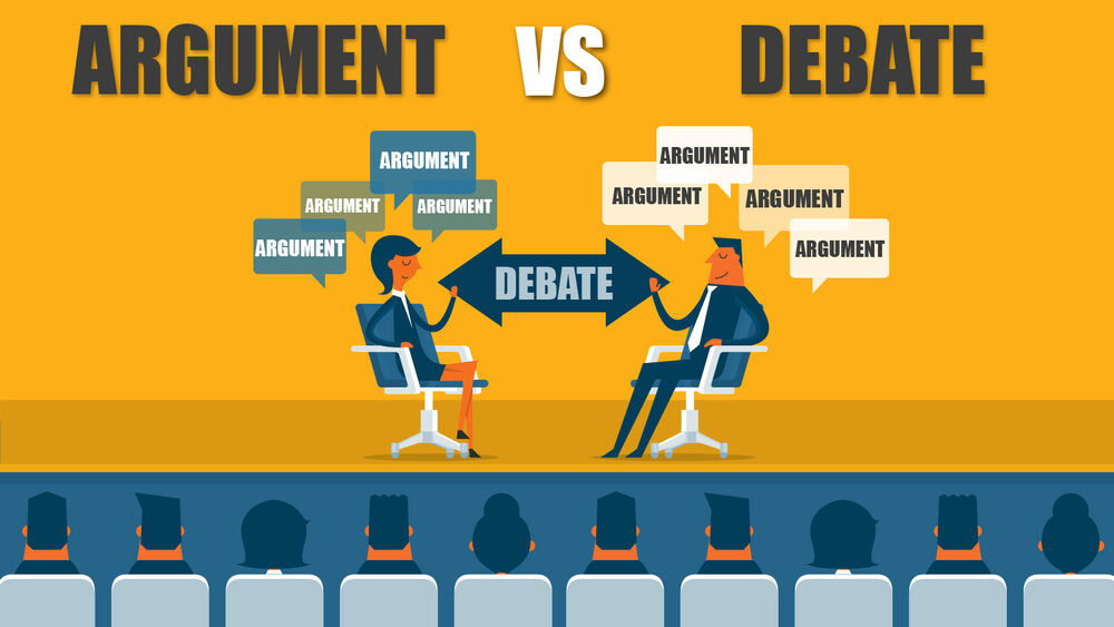 No Argument, There's a Difference Between Argue and Debate YourDictionary