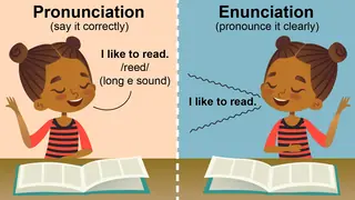 difference between pronunciation and enunciation