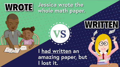 Wrote vs Written Example