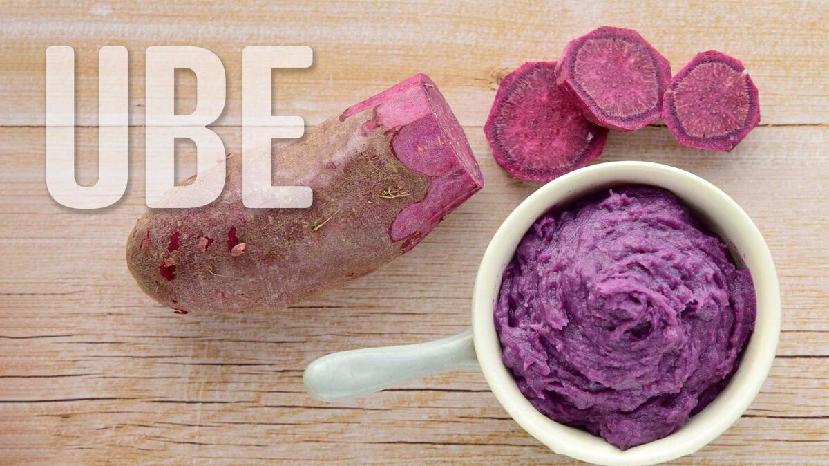 u letter food ube