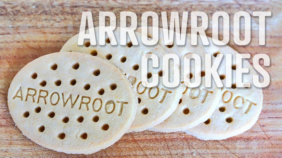 arrowroot cookies a food word