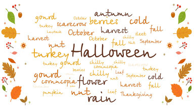 List of Autumn Words