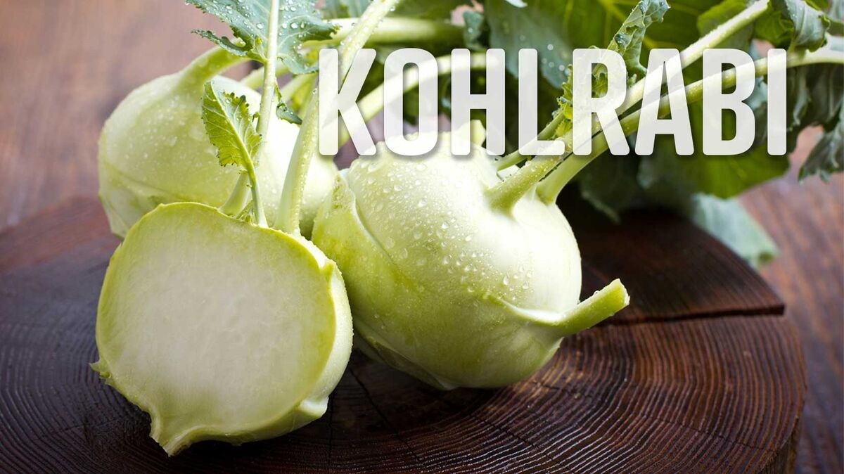 foods that start with K kohlrabi
