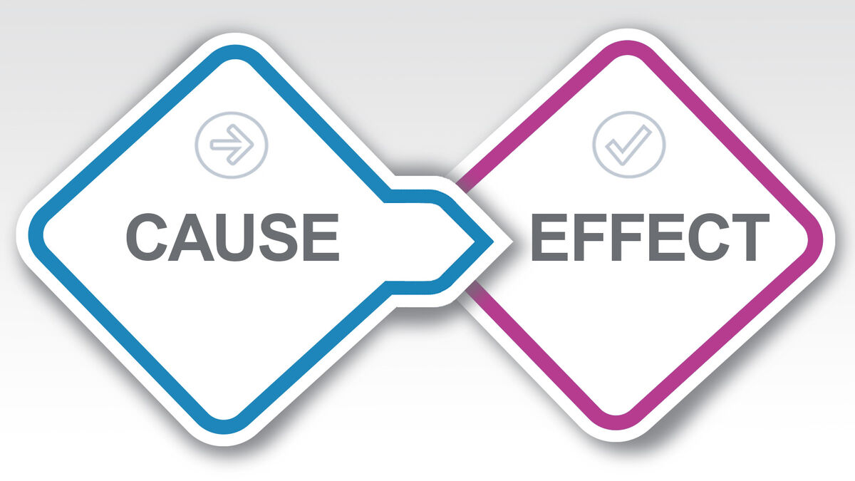 cause and effect clipart