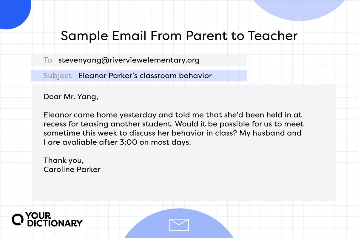 Teacher Introduction Letter to Parents Examples